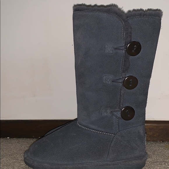 Blueish-Grey Bear-paw boots - Picture 2 of 3